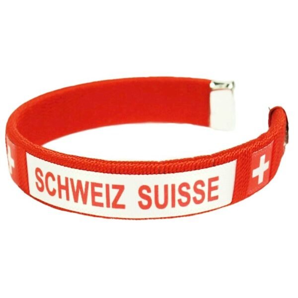 Fanarmband Schweiz 6.5x1.2 cm
