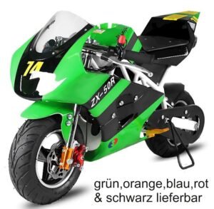 Pocketbike 49cc PS50 Rocket Sport Tuning 5 Farben